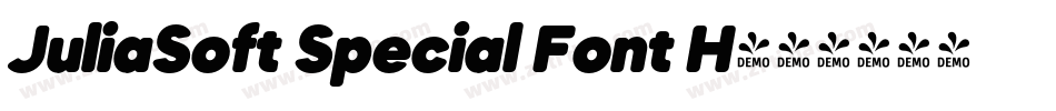 JuliaSoft Special Font H字体转换 JuliaSoft Special Font H字体转换